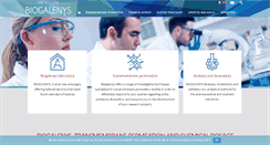 Desktop Screenshot of biogalenys.com